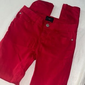 Red celebrity pink jeans